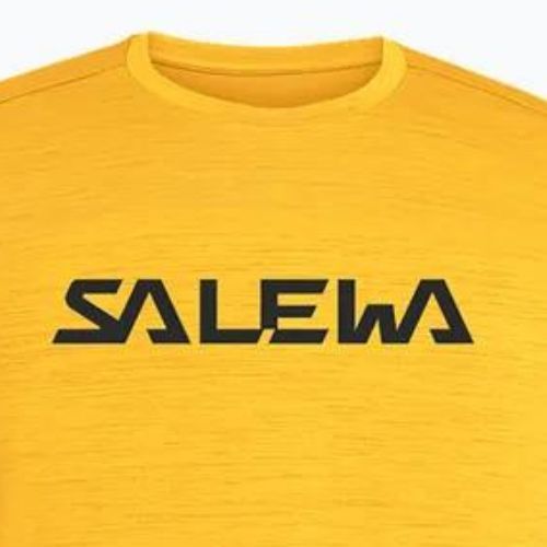 Мъжка тениска за трекинг Puez Hybrid 2 Dry yellow 27397