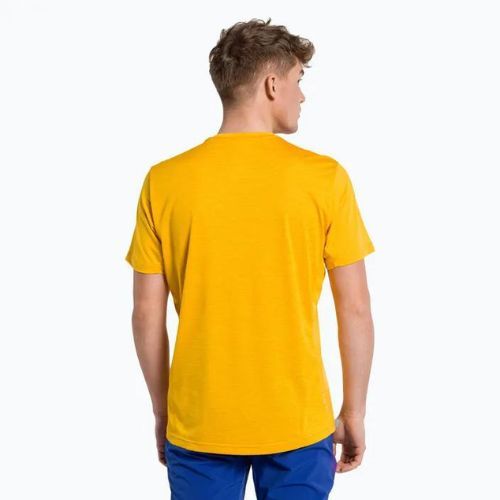 Мъжка тениска за трекинг Puez Hybrid 2 Dry yellow 27397