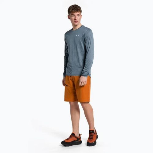 Мъжка риза за трекинг Salewa Puez Melange Dry java blue melange 27453