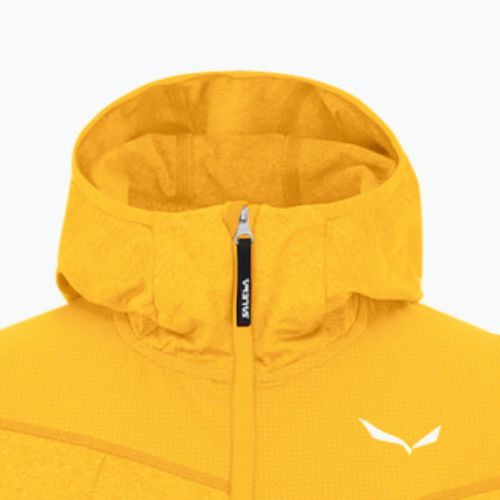 Salewa детски поларен суитшърт Agner Melange PL FZ Hoody жълт 00-0000027768