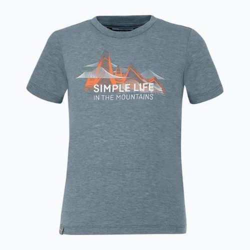 Salewa Simple Life Dry детска тениска за трекинг синя 00-0000027774