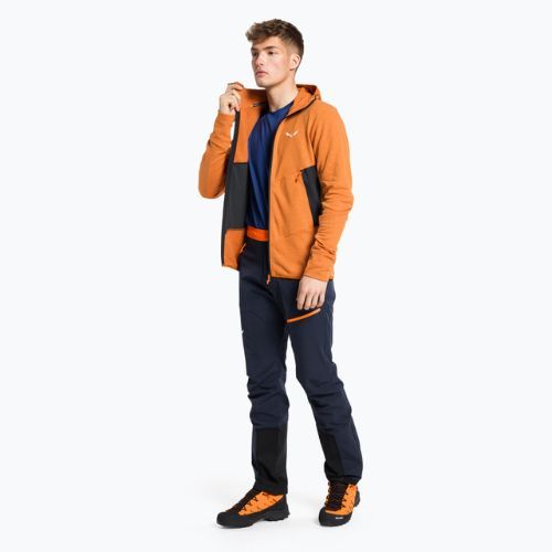 Salewa мъжки потник за трекинг Lavaredo Hemp с качулка orange 00-0000028237