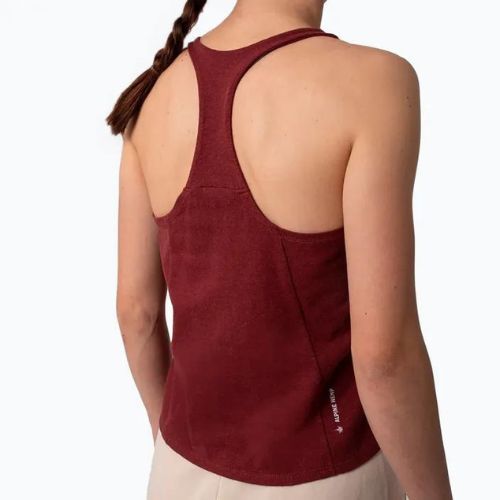 Salewa дамска тениска за катерене Lavaredo Hemp Crop Tank червена 00-0000028369