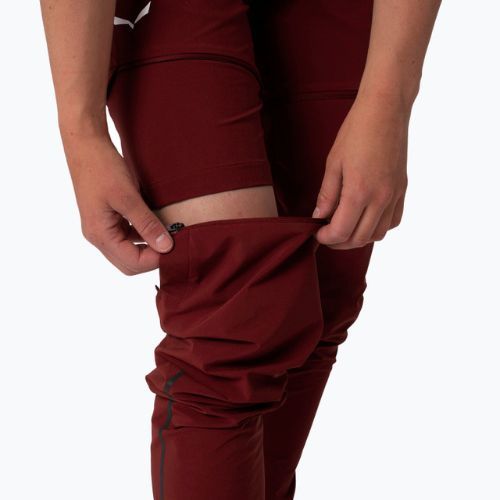 Дамски панталони за трекинг Salewa Pedroc 2 DST 2/1 maroon 00-0000028588