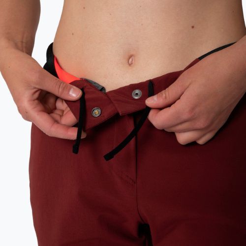 Дамски панталони за трекинг Salewa Pedroc 2 DST 2/1 maroon 00-0000028588