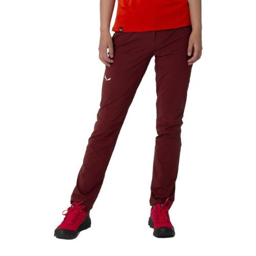 Дамски панталони за трекинг Salewa Pedroc 4 DST burgundy 00-0000028594