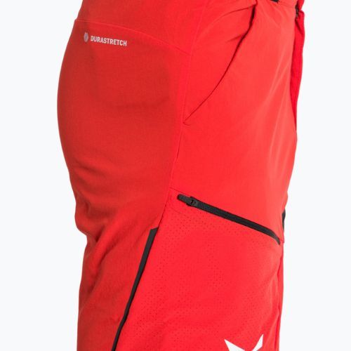 Мъжки къси панталони за трекинг Salewa Pedroc 3 DST Cargo червени 00-0000028601