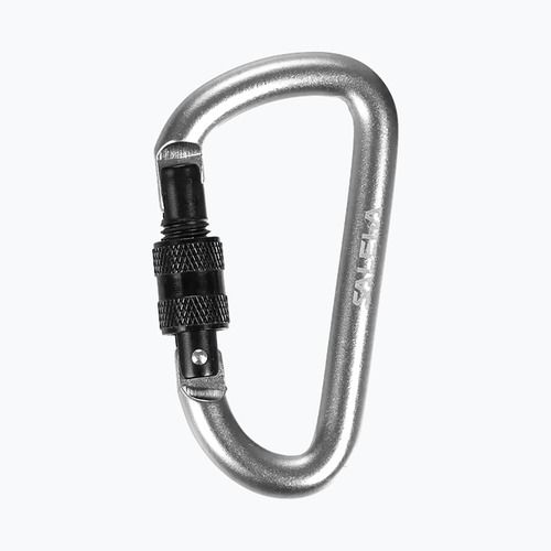 Salewa D-Shape карбинер с винт сребърен 00-0000034102