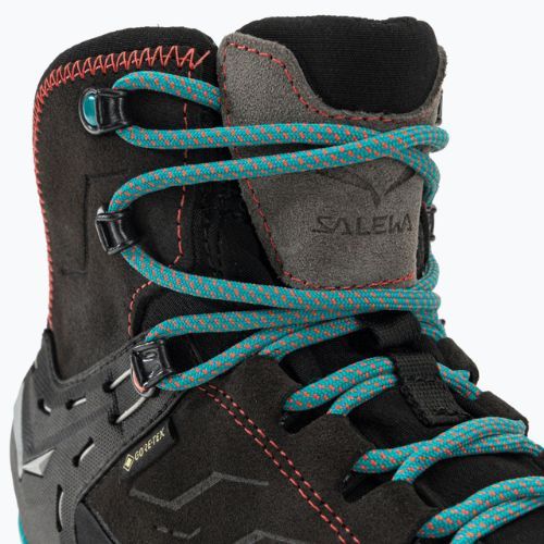 Дамски ботуши за трекинг Salewa MTN Trainer Mid GTX magnet/viridian green