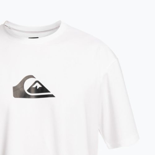 Мъжка тениска Quiksilver Solid Streak с UPF 50+, бяла EQYWR03386-WBB0