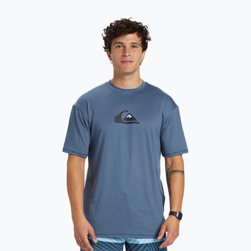 Мъжка тениска Quiksilver Solid Streak с UPF 50+, тъмносиня EQYWR03386-BYG0
