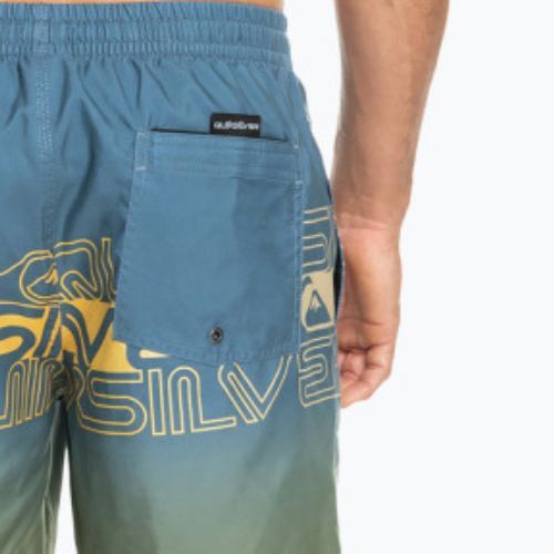Мъжки къси панталони за плуване Quiksilver Everyday Wordblock Volley 17", сини EQYJV04005-BYG6