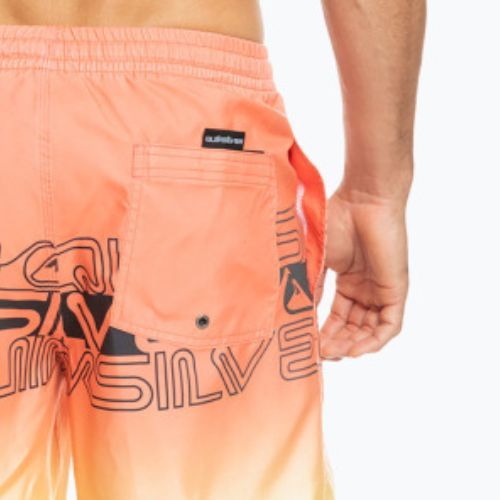 Мъжки къси панталони за плуване Quiksilver Everyday Wordblock Volley 17", оранжеви EQYJV04005-MHV6