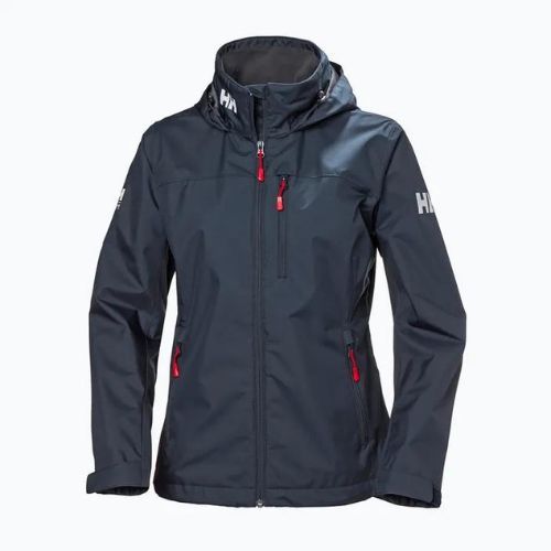 Дамско яке Helly Hansen Crew с качулка и мидипласт тъмносиньо 33891_598