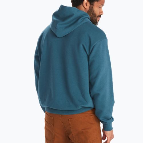 Мъжки суитшърт Marmot Coastal Hoody светлосин за трекинг M1425821541