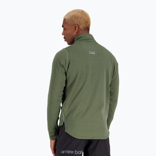 Мъжка тренировъчна тениска New Balance Top NB Heat Grid Half Zip grey NBMT23252DO1