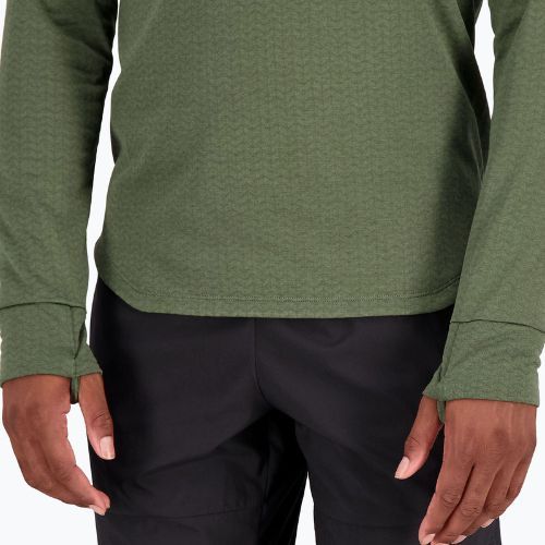 Мъжка тренировъчна тениска New Balance Top NB Heat Grid Half Zip grey NBMT23252DO1