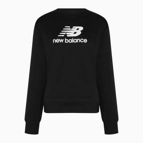 Суитшърт за тренировки за жени New Balance Essentials Stacked Logo French Terry Hoodie black NBWT31533