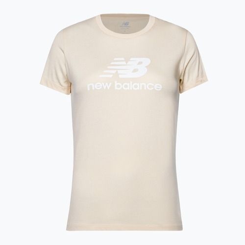 Дамски тениски New Balance Essentials Stacked Logo Co бежови NBWT31546