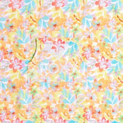 Женски пончота ROXY Stay Magical Printed 2021 snow white pualani combo