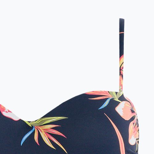 Горна част на бански костюм ROXY Into The Sun Mold Bandeau 2021 mood indigo tropical depht