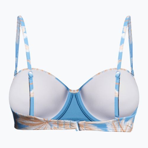 Горна част на бански костюм ROXY Love The Beach Vibe 2021 azure blue palm island