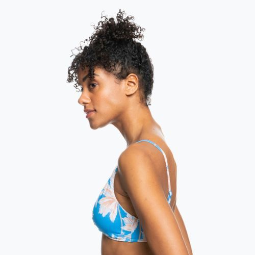 Горна част на бански костюм ROXY Love The Surf Knot 2021 azure blue palm island