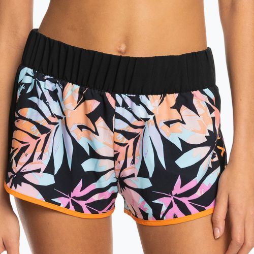 Дамски къси панталони за плуване ROXY Active 2021 anthracite zebra jungle