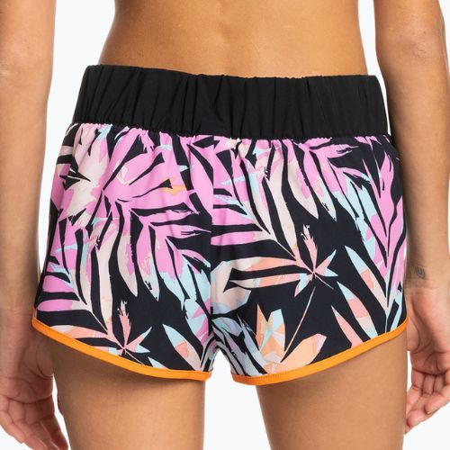 Дамски къси панталони за плуване ROXY Active 2021 anthracite zebra jungle