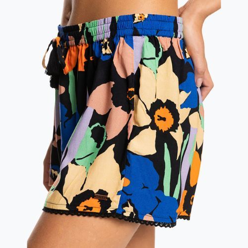 Дамски къси панталони за плуване ROXY Salty Tan 2021 anthracite flower jammin