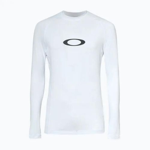 Oakley Ellipse Rashguard мъжка тениска за плуване бяла FOA403767100