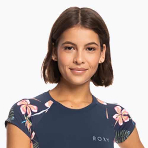 Дамска тениска за плуване ROXY Printed 2021 mood indigo tropical depht