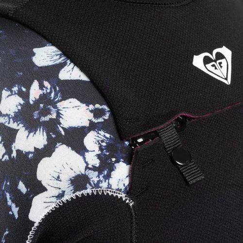 Дамски скафандър ROXY 3/2 Elite XT ST Printed FZ GBS 2021 true black/black flowers