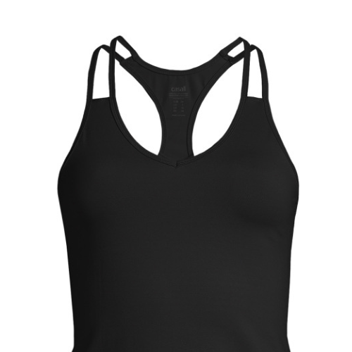 Casall V-Neck Racerback дамски тренировъчен потник черен