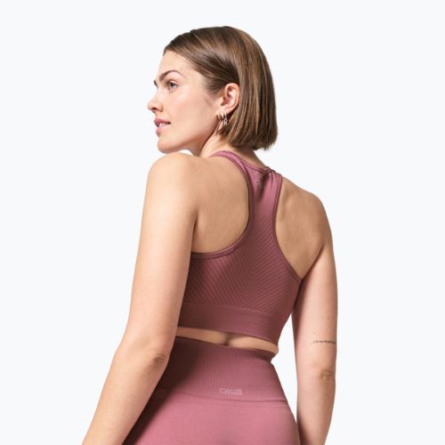Casall Essential Block Seamless Sport дамски топ за тренировка, розов 22114