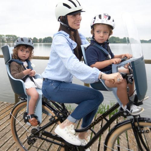 Предна седалка за велосипед bobike Exclusive Mini Plus бежова 8011000022