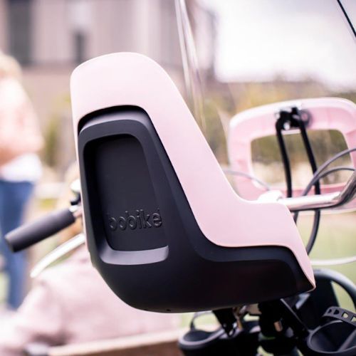 Седалка за велосипед bobike Go Mini памучен бонбон розов