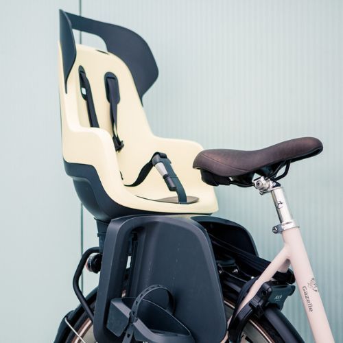 Задна седалка за багажник за велосипед bobike Go beige-grey 8012300001