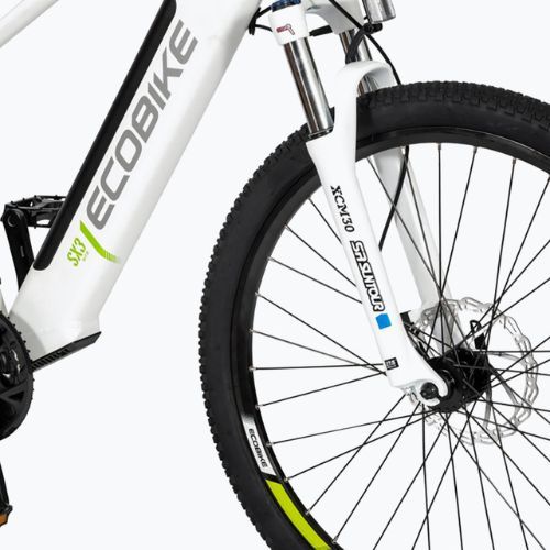 EcoBike SX3 36V 17.5Ah 630Wh LG бял електрически велосипед