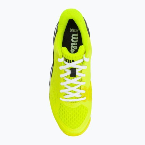 Wilson Rush Pro Ace Safety детски обувки за тенис в черно и жълто WRS331140