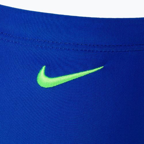Детски боксерки за плуване Nike Multi Logo Square Leg, сини NESSD042-494