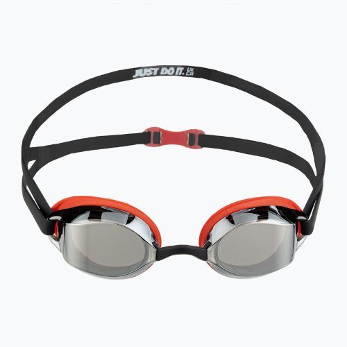 Огледални очила за плуване Nike Legacy Mirror Red / Black NESSD130-931