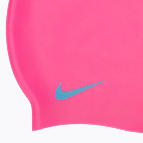 Детска шапка за плуване Nike Solid Silicone pink TESS0106-670