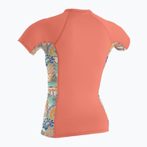 Дамски бански O'Neill Side Print Rash Guard orange 5405S