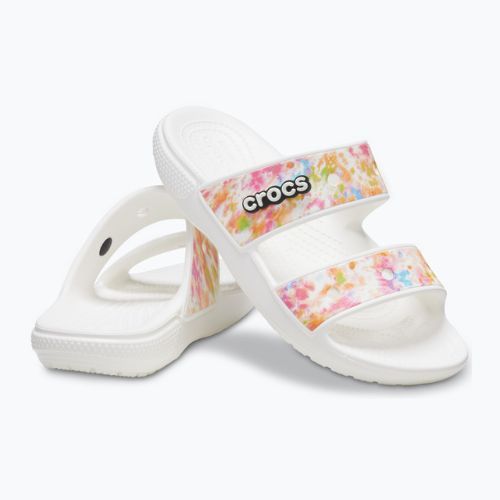 Crocs Classic Crocs Tie-Dye Graphic Sandal white 207283-928 джапанки