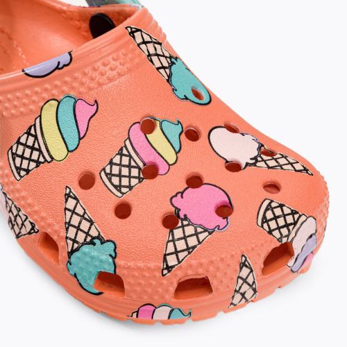 Детски джапанки Crocs Classic Pool Party Clog T orange 207846-83E