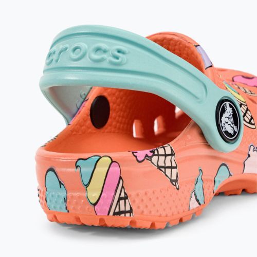 Детски джапанки Crocs Classic Pool Party Clog T orange 207846-83E