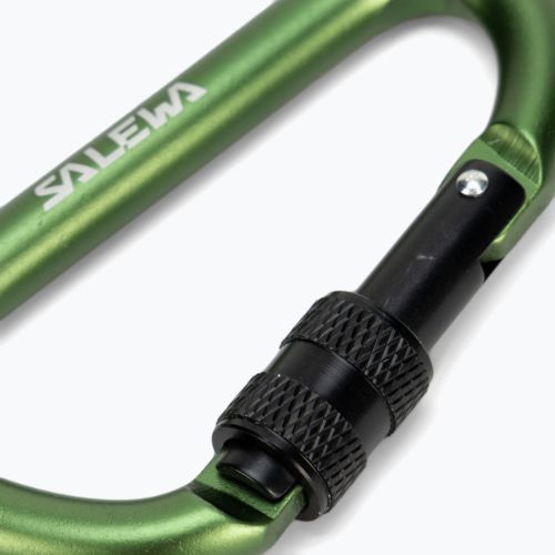 Salewa D-Shape карбинер с винт зелен 00-0000034102