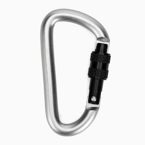 Salewa D-Shape карбинер с винт сив 00-0000034102