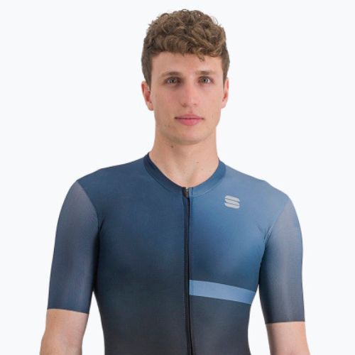 Мъжки велосипеден костюм Sportful Bomber black-blue 1122028.002